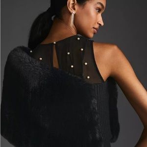 *NWT* Elegant Anthropologie faux fur stole